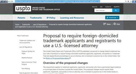 劍指中國？USPTO新規要求境外企業聘用美國商標律師申請美國商標